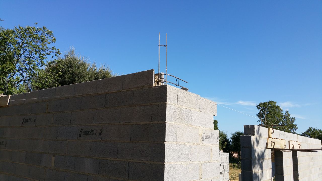 Élévation des murs J5