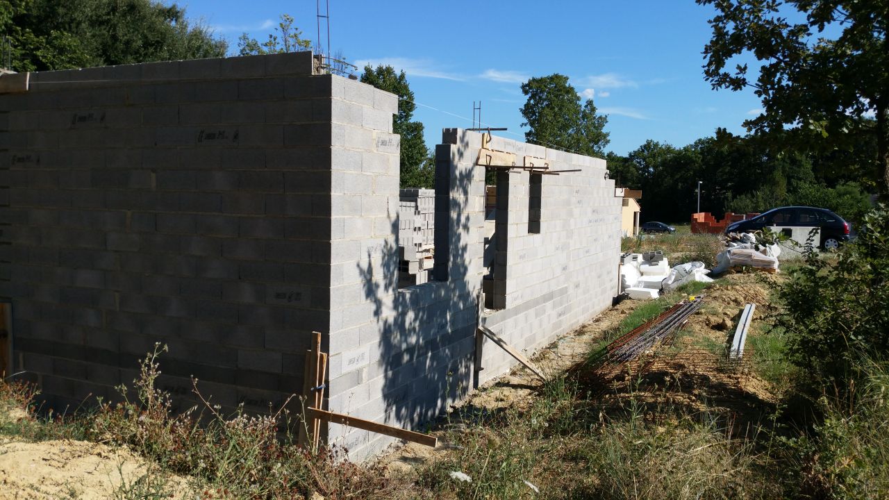 Élévation des murs J5