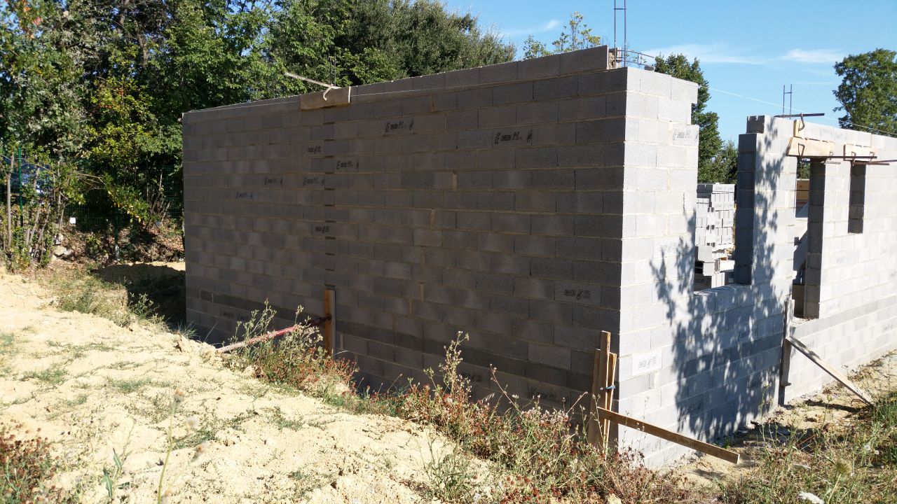 Élévation des murs J5