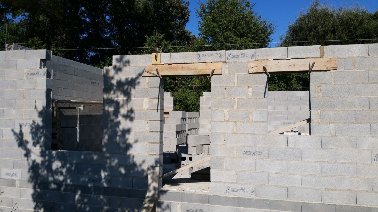 Élévation des murs J5