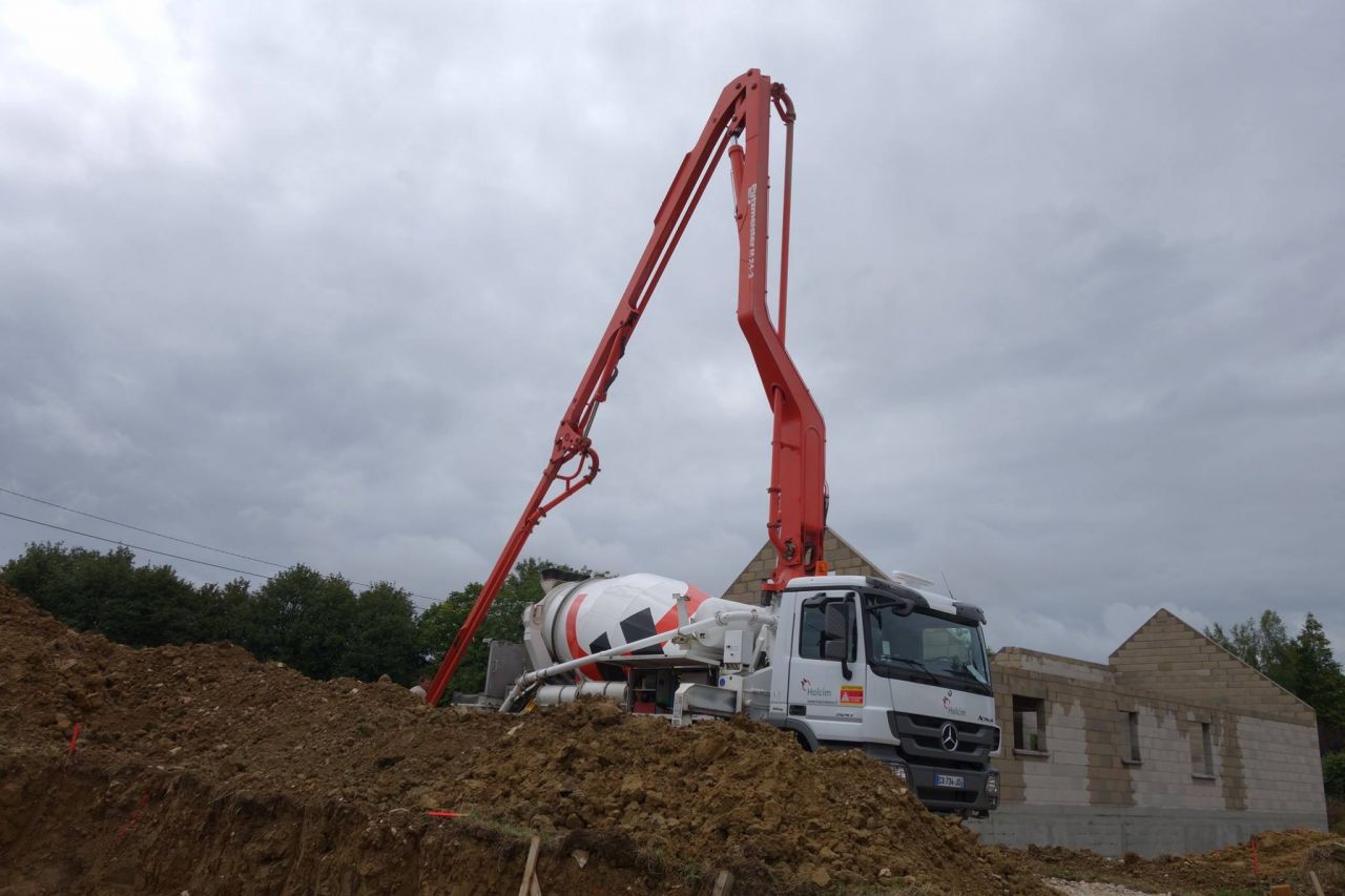 Coulage des fondations