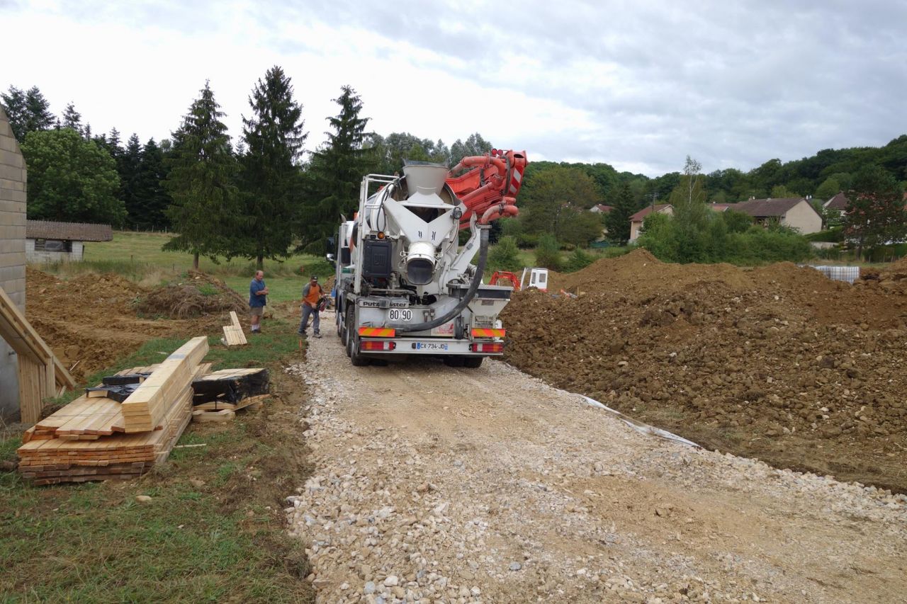 Coulage des fondations