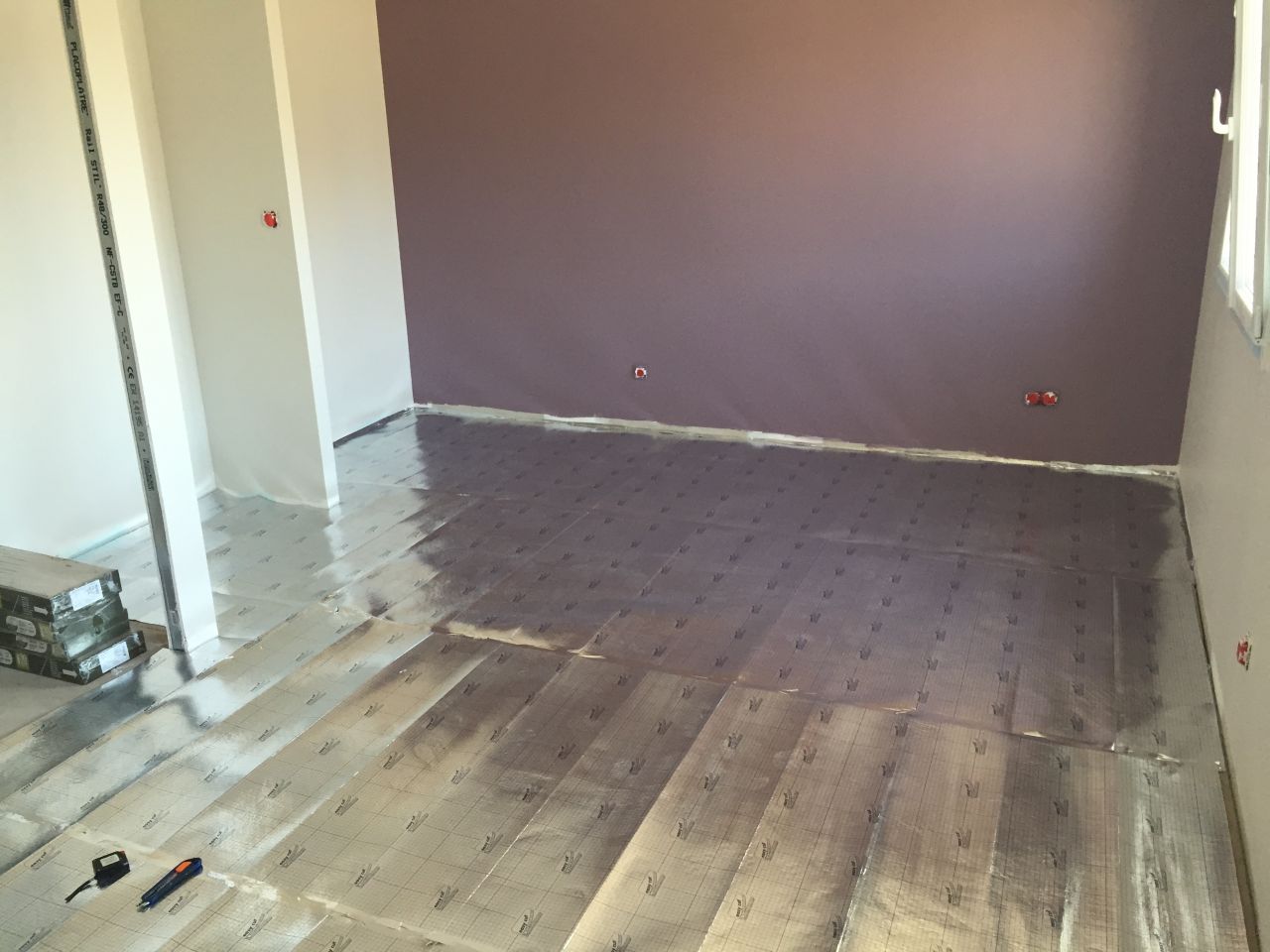 pare vapeur avant parquet flottant