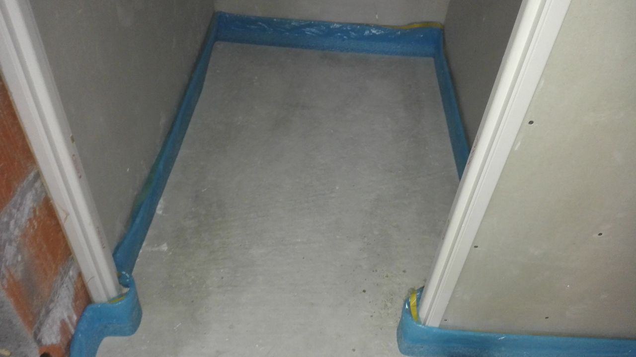 préparation du plancher chauffant