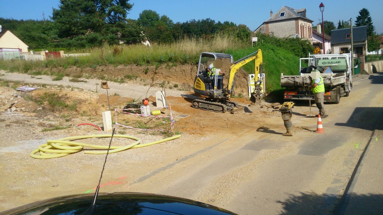 Raccordement réseau GRDF