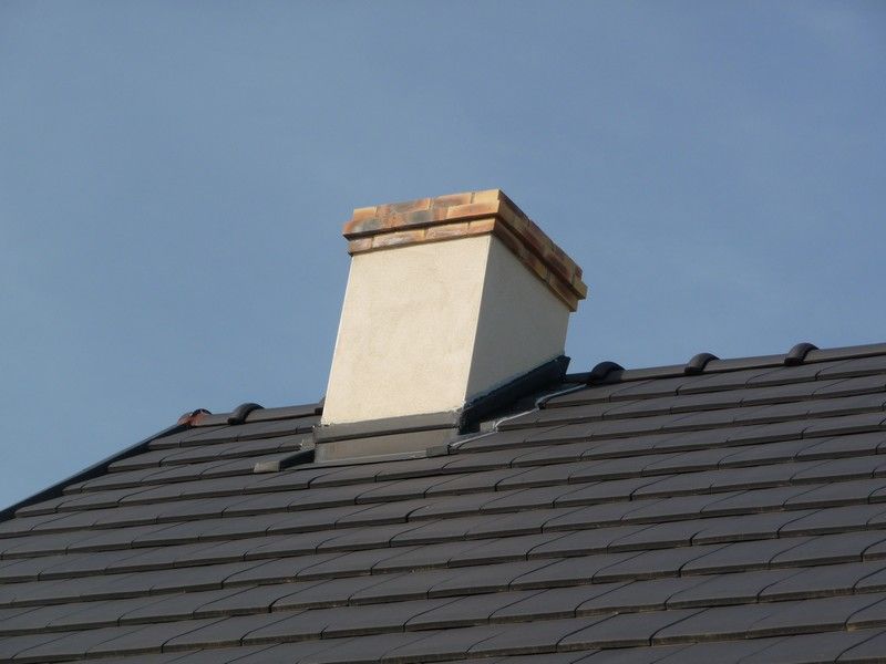 Inspection de toiture - joint de périmètre cheminée - Toitures