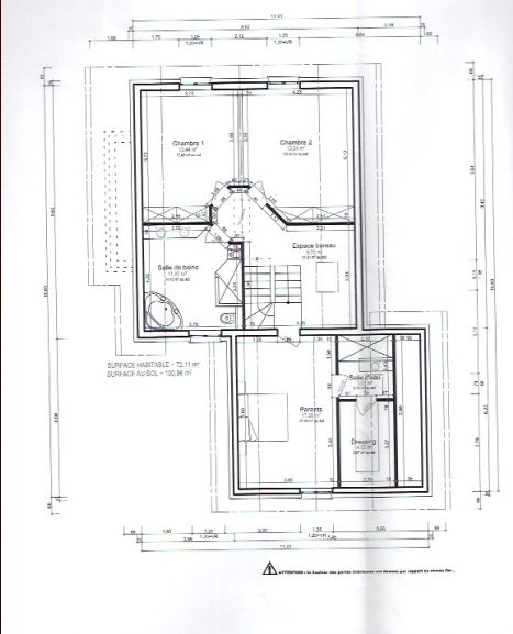 Plan du rez de chausse