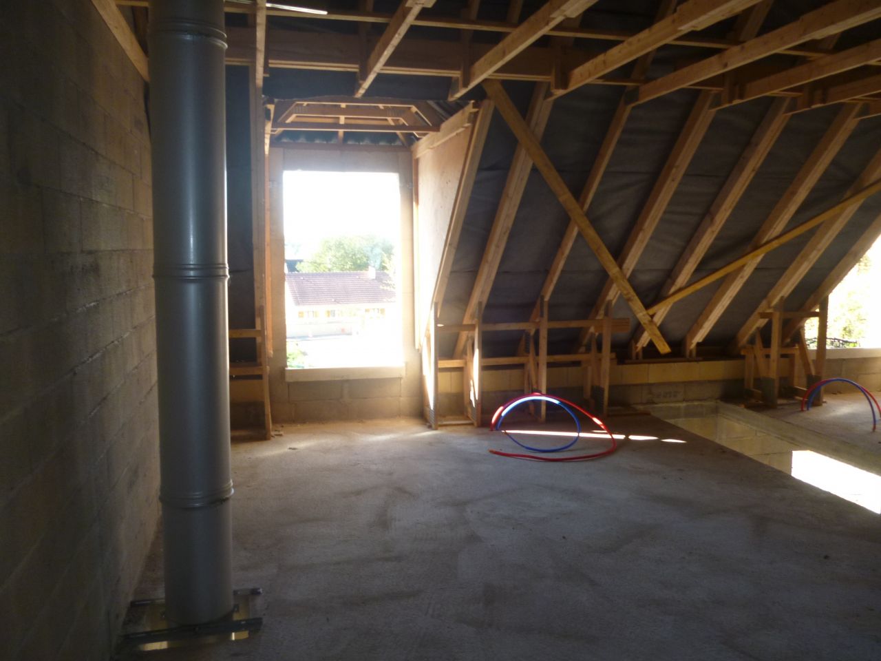 le conduit de cheminée