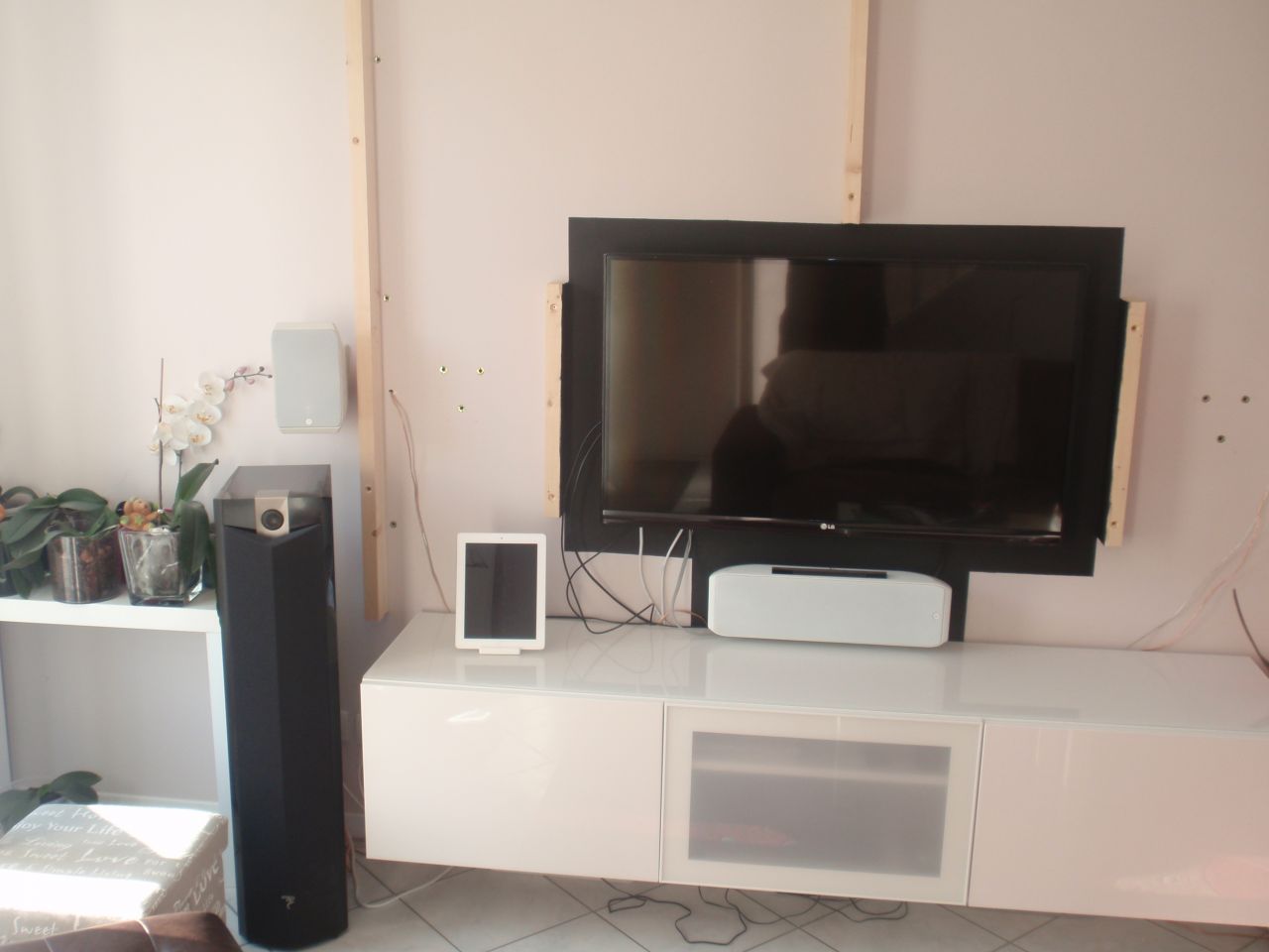 mise en place du meuble