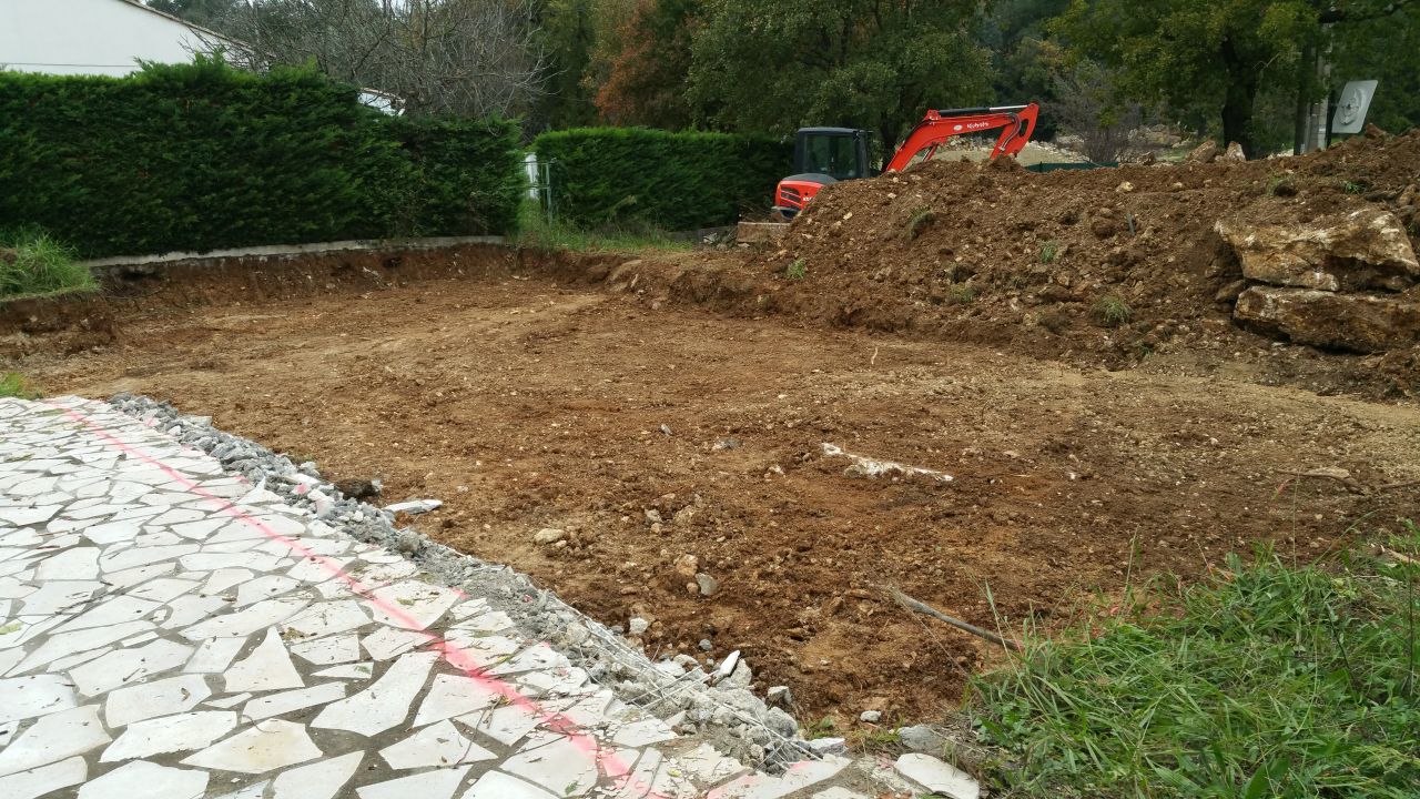 Le terrassement a débuté