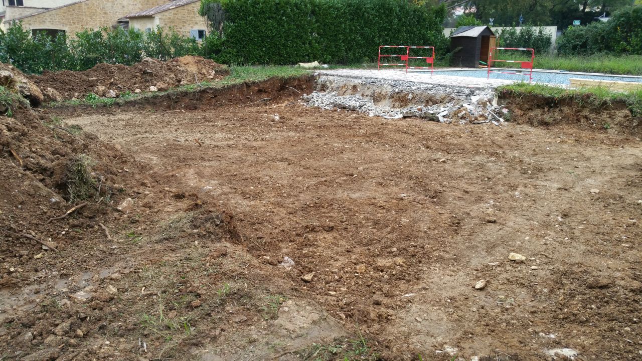 Le terrassement a débuté