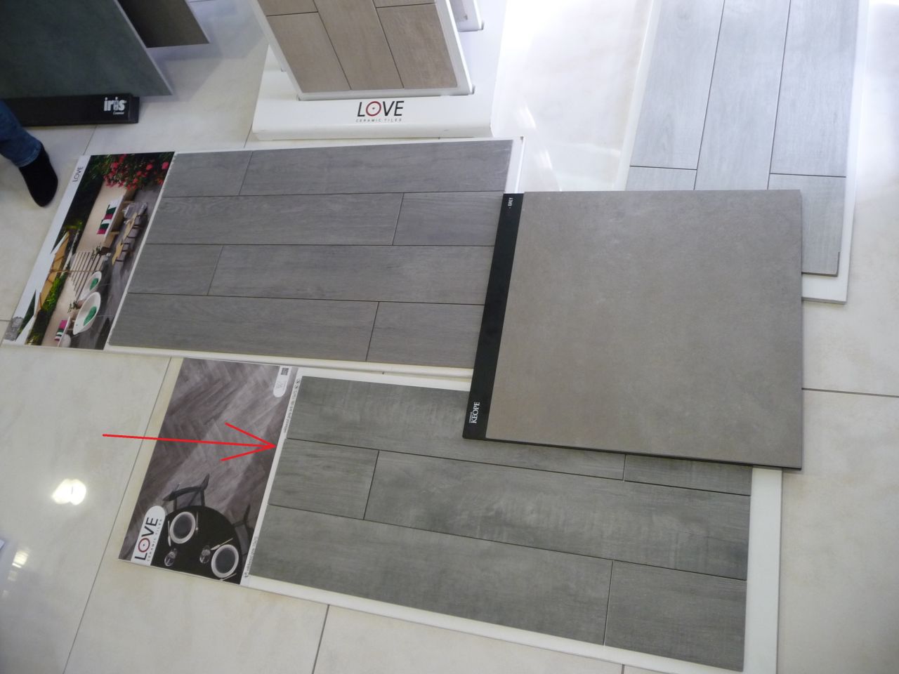 Carrelage, choix définitif