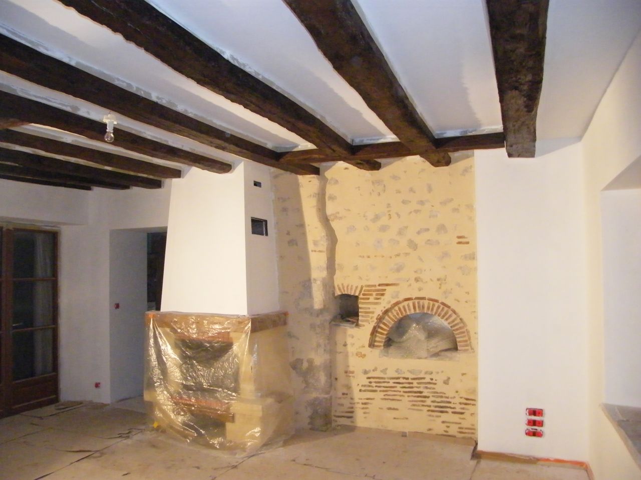 Sous couche dans le salon