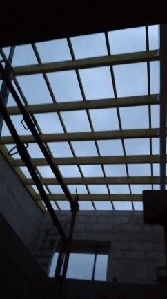 La menuiserie de l'étage avance.