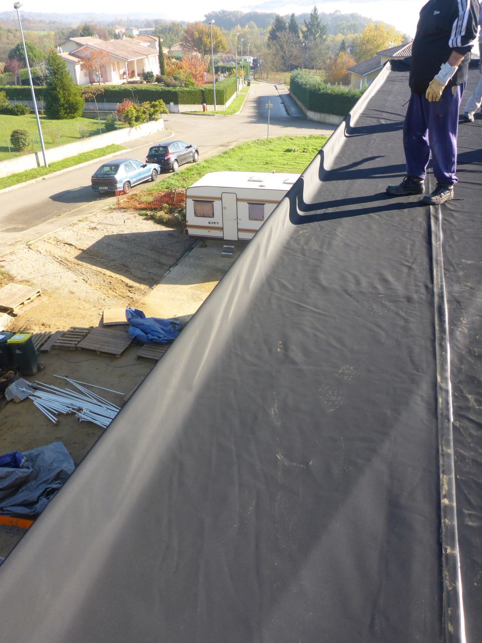 Pose membrane EPDM