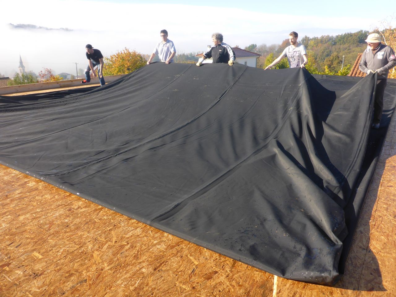 Pose membrane EPDM