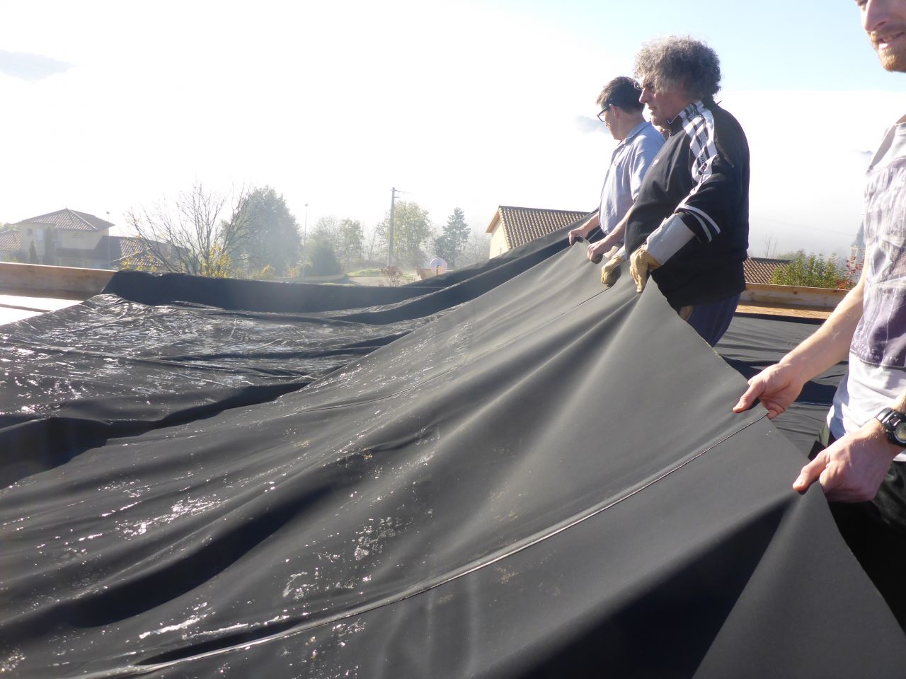 Pose membrane EPDM