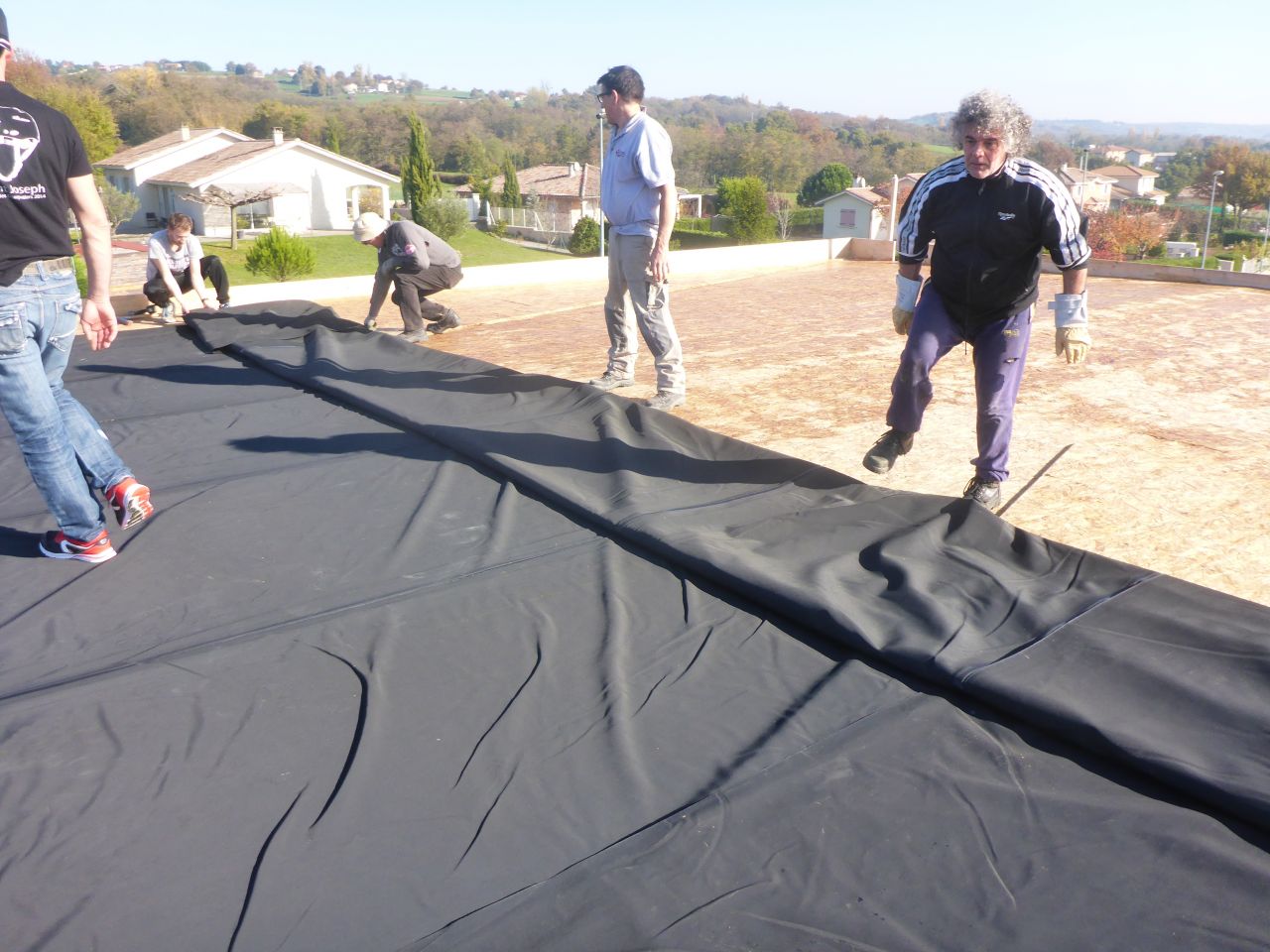 Pose membrane EPDM