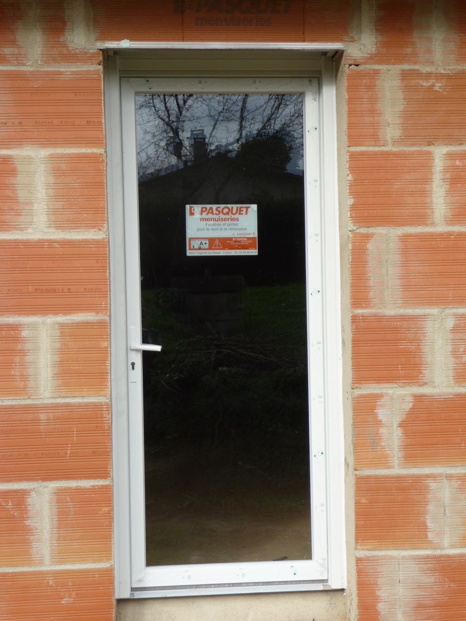 Porte vitrée accès cuisine