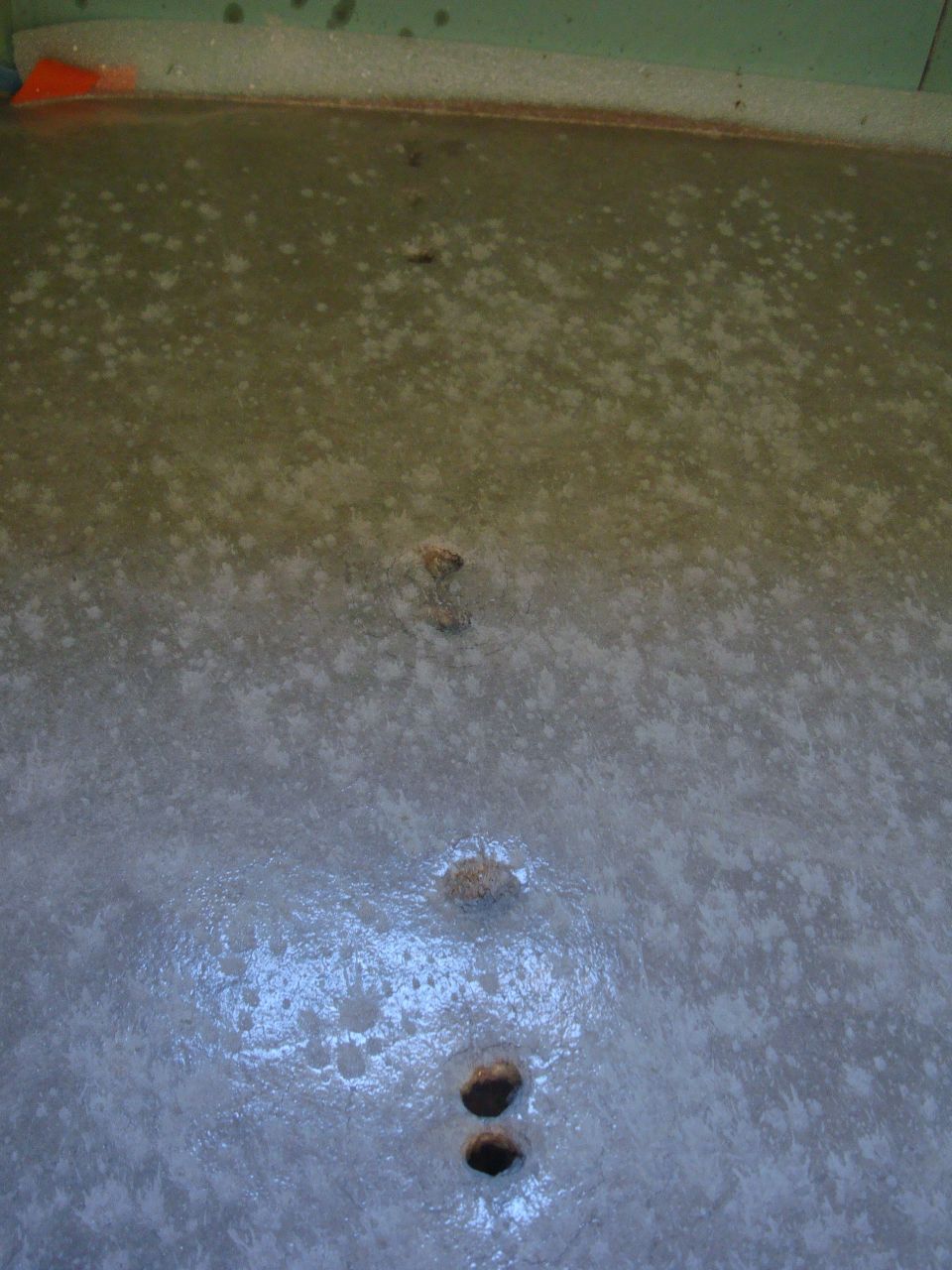 Chape salle de bain