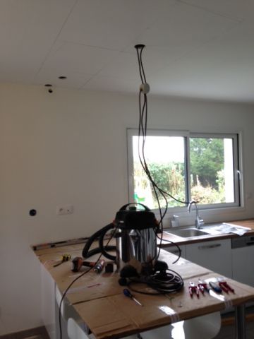 Electricit pour faux plafond