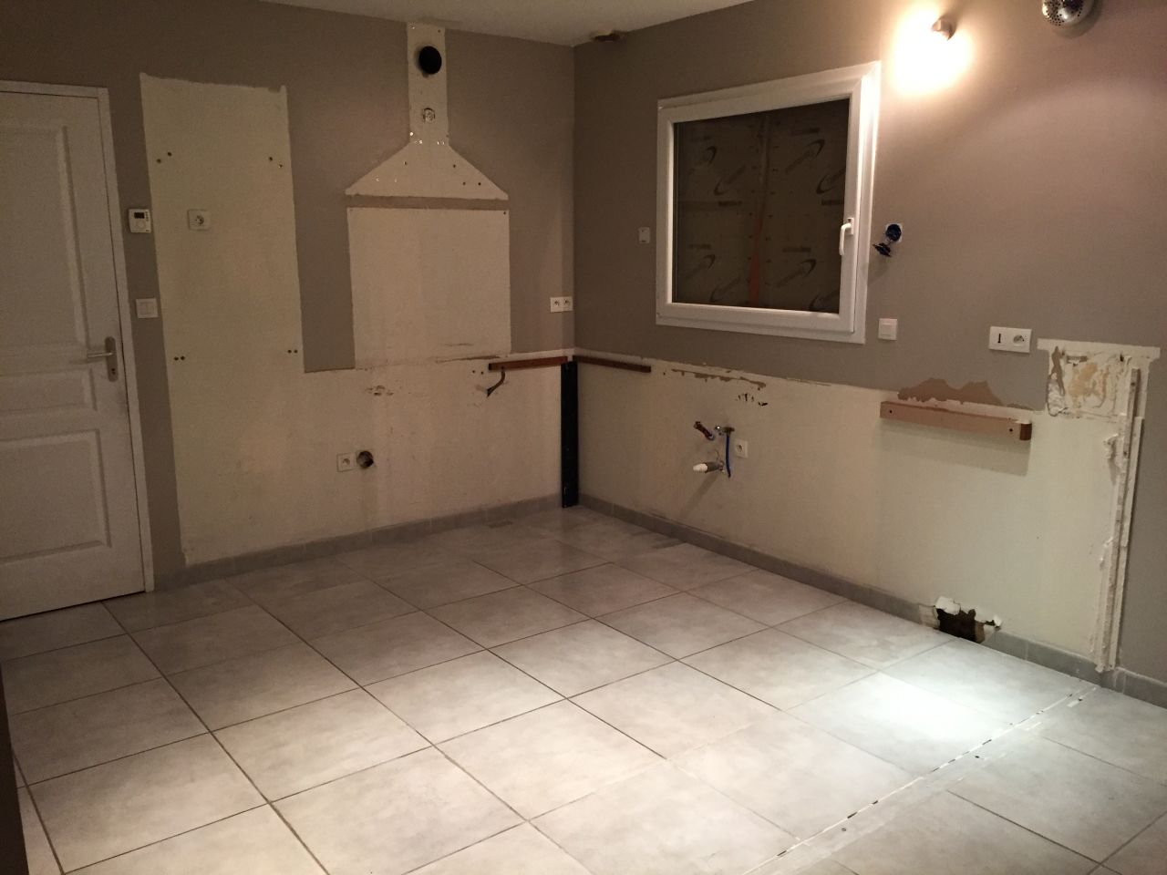 Photo après dépose de la cuisine