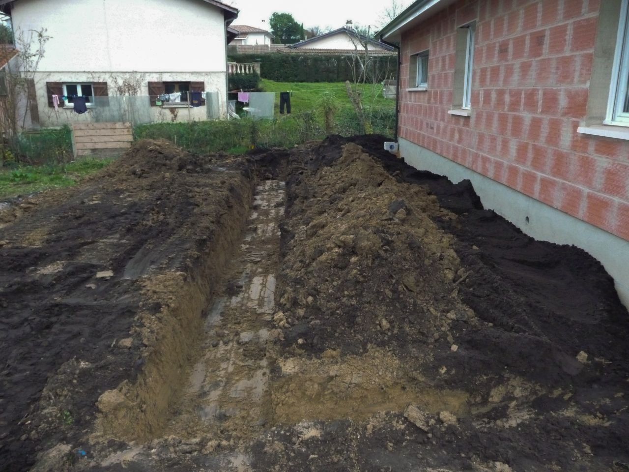 Tranchée drainante