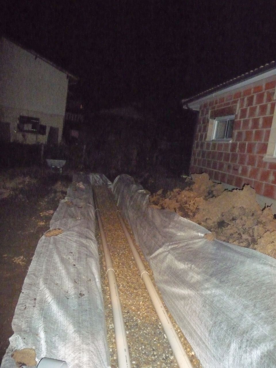 Tranchée drainante