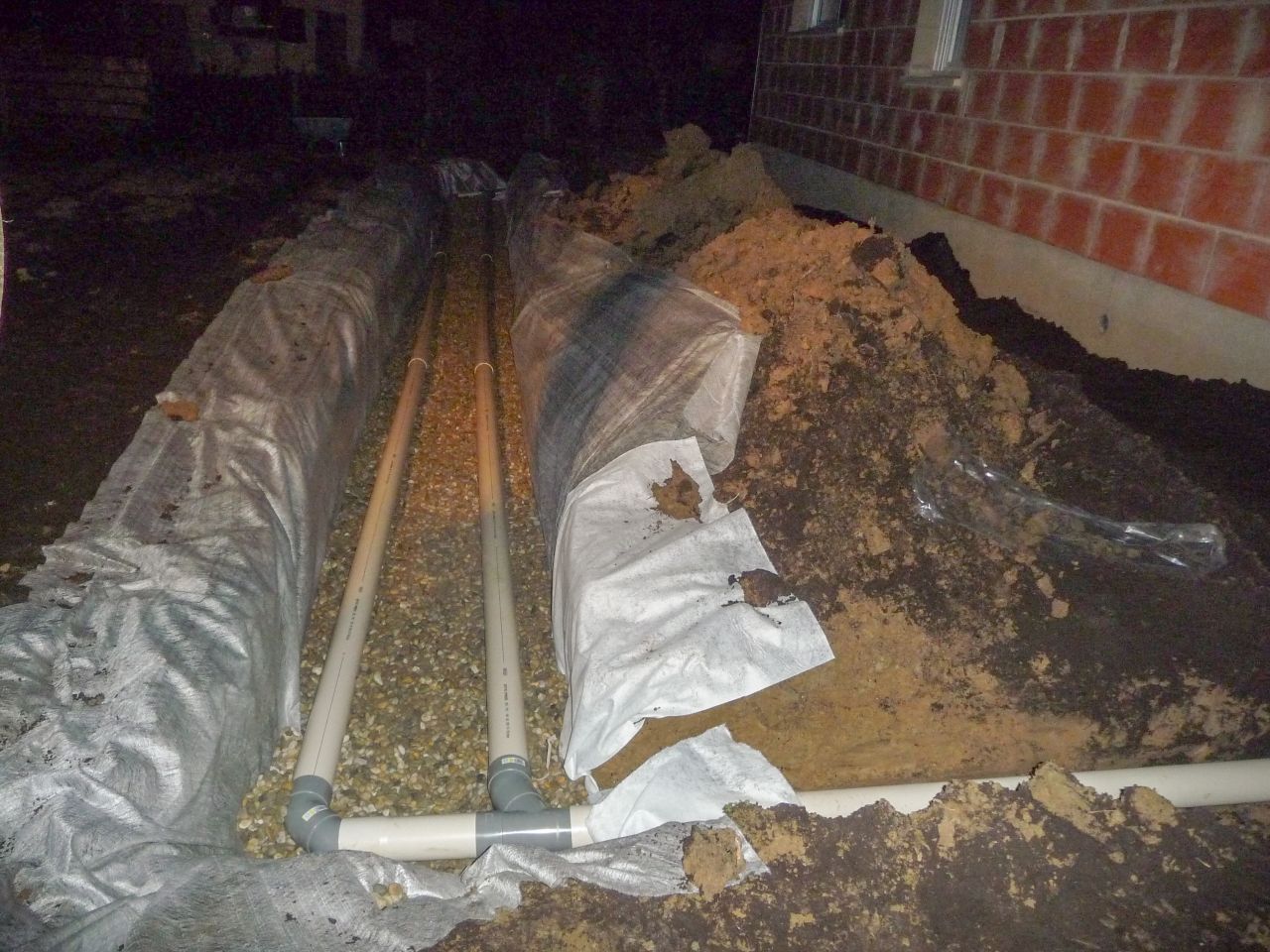Tranchée drainante