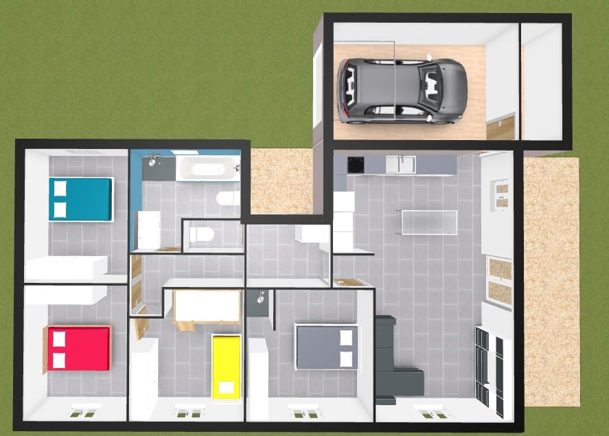 Premier plan de notre maison idale version amnage