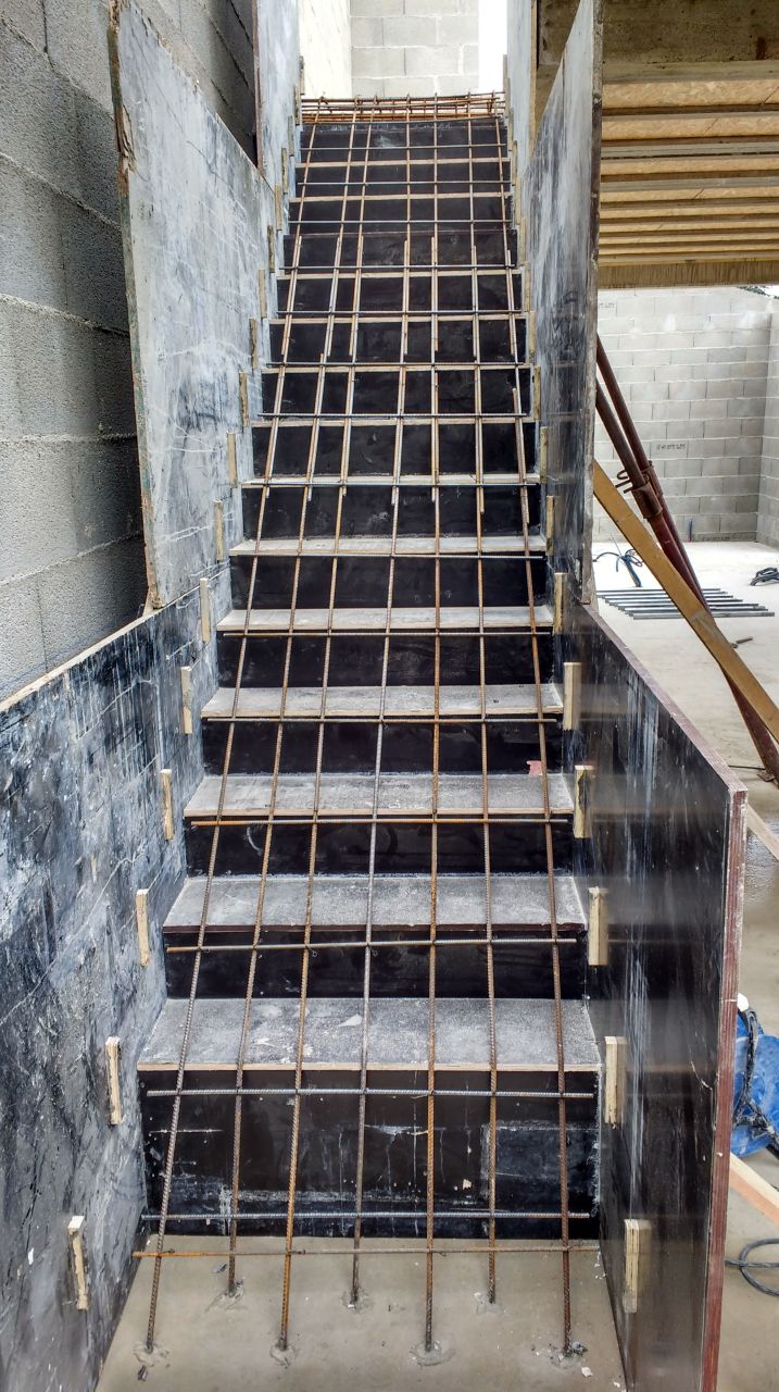 ferraillage escalier