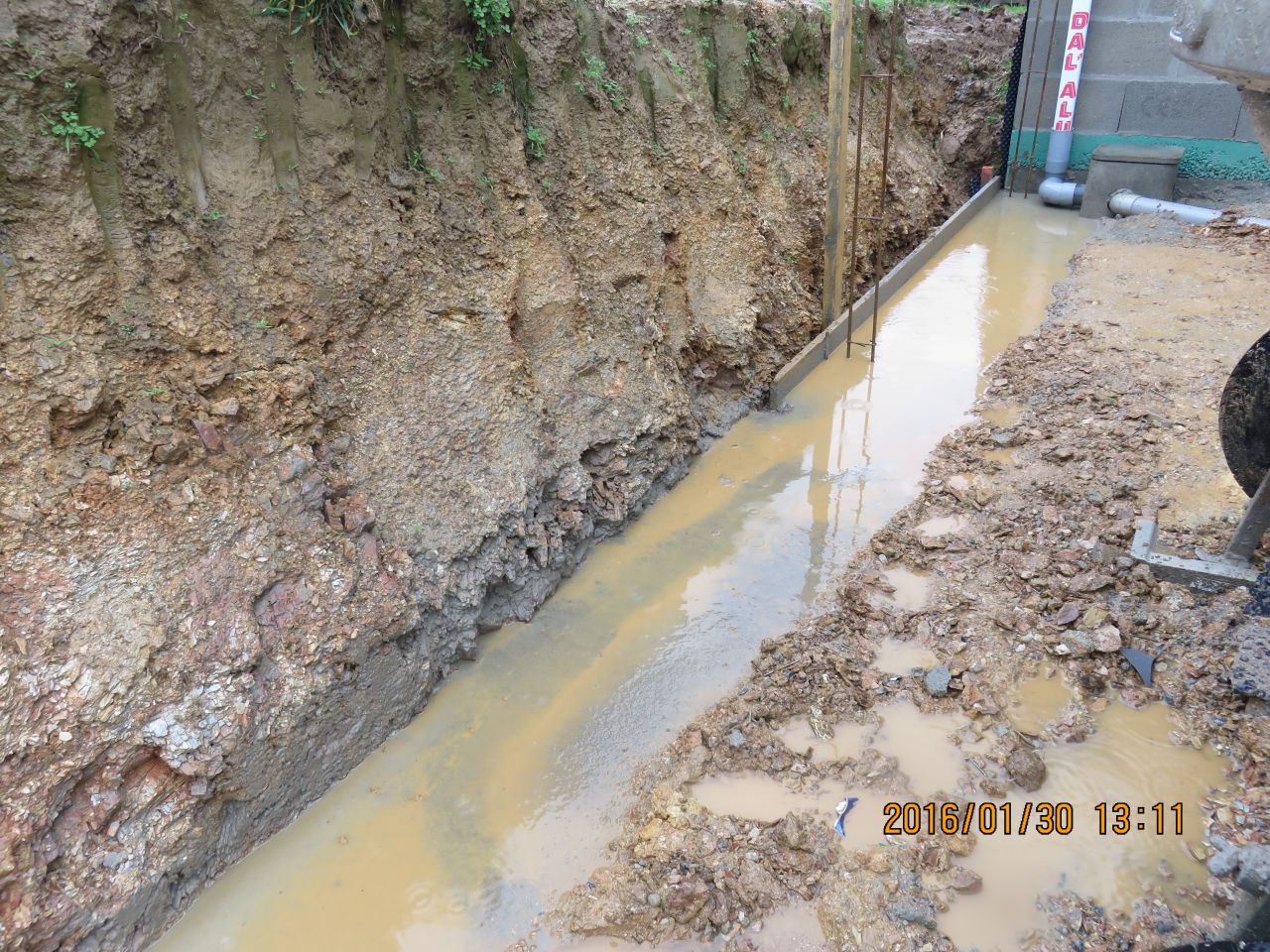 Dbut Travaux de la Terrasse