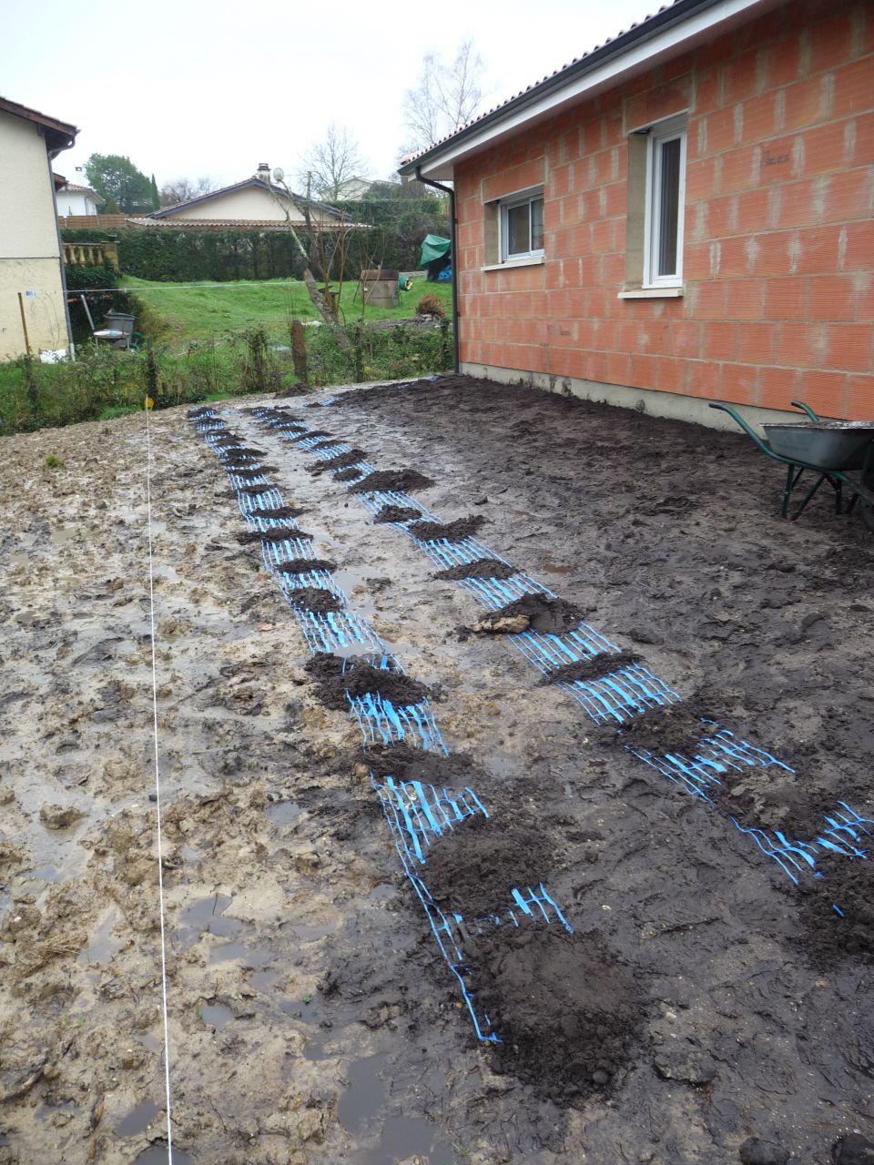 filets avertisseur tranchées drainantes