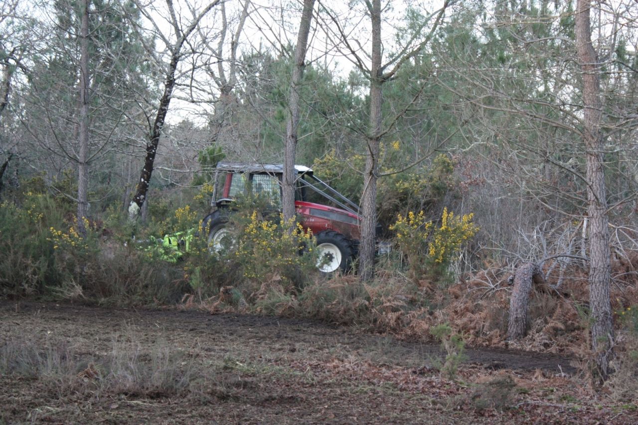 Le tracteur  l'oeuvre