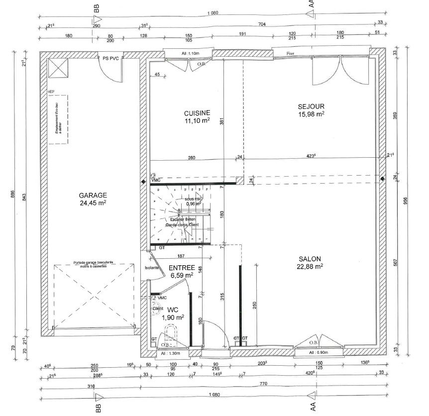 plan du RDC