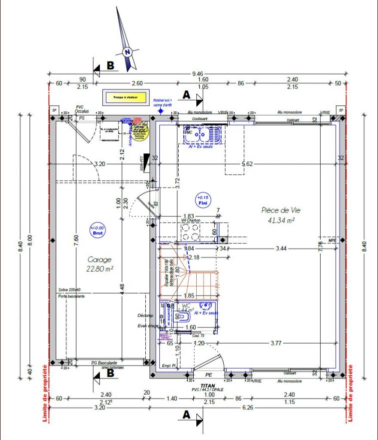 PLAN RDC Rez de chausse