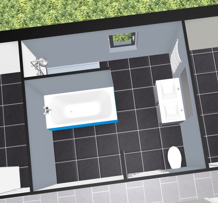 Plan de salle de bain