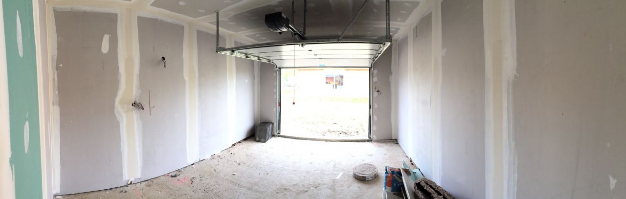 Le garage finalement isolé ...