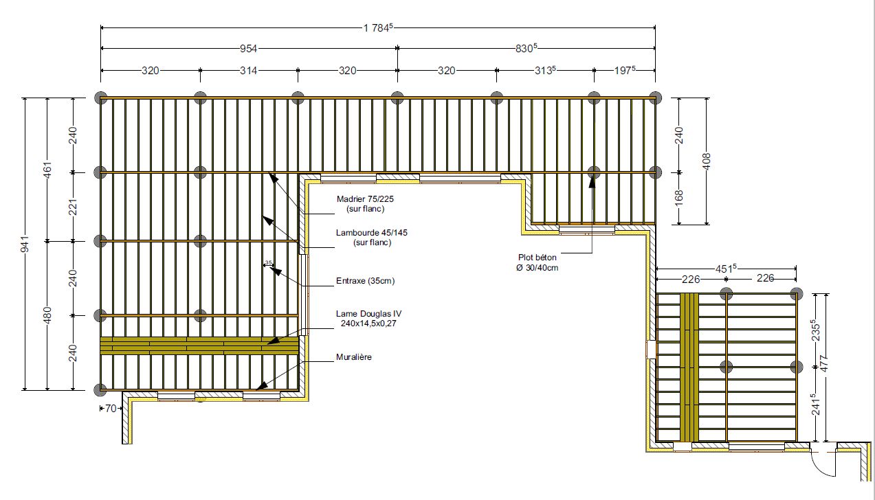 Structure terrasse