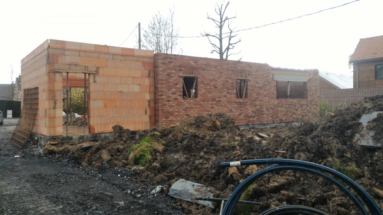 arrière de la maison