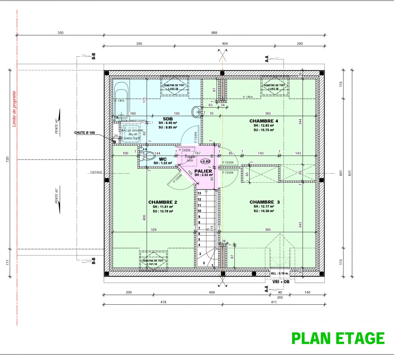 Plan Etage