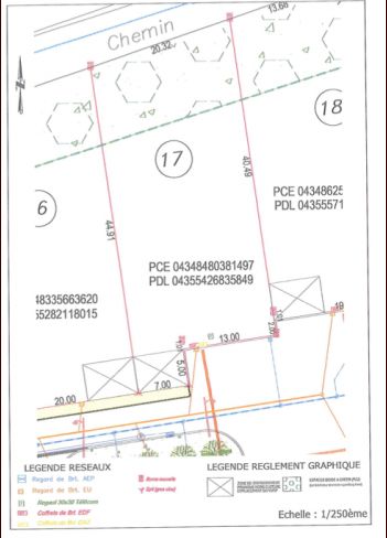 Plan de la parcelle