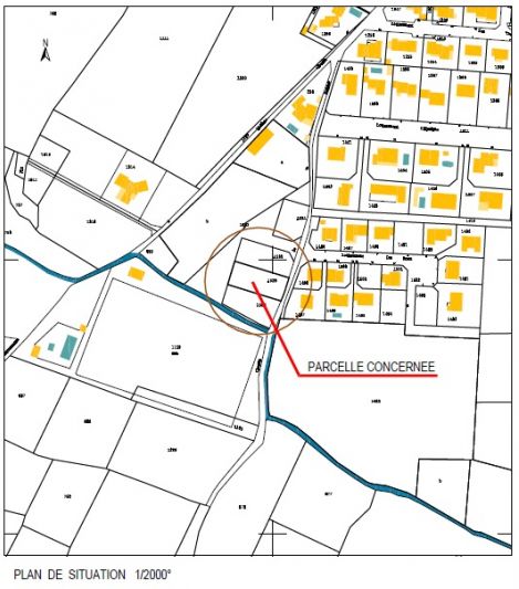 Plan de situation 1/2000e