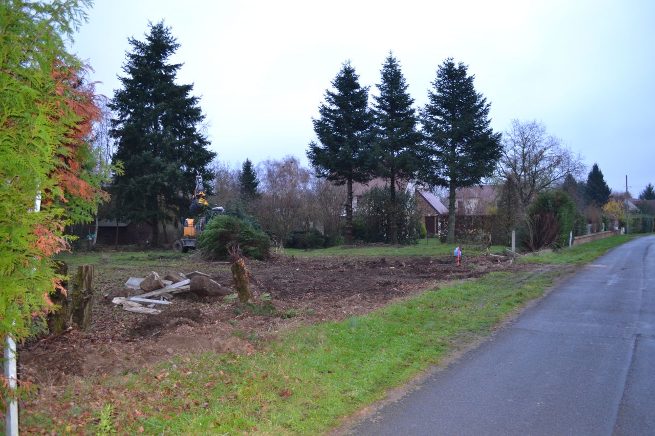 Notre terrain avant le dbut du chantier