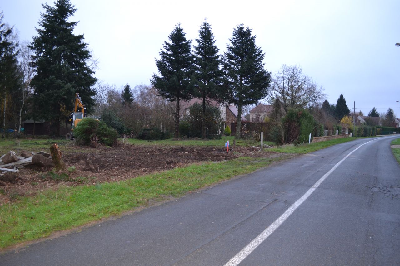 Notre terrain avant le dbut du chantier