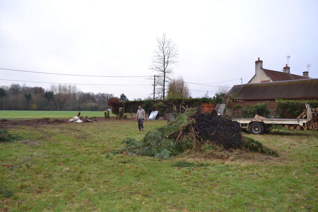 Notre terrain avant le dbut du chantier