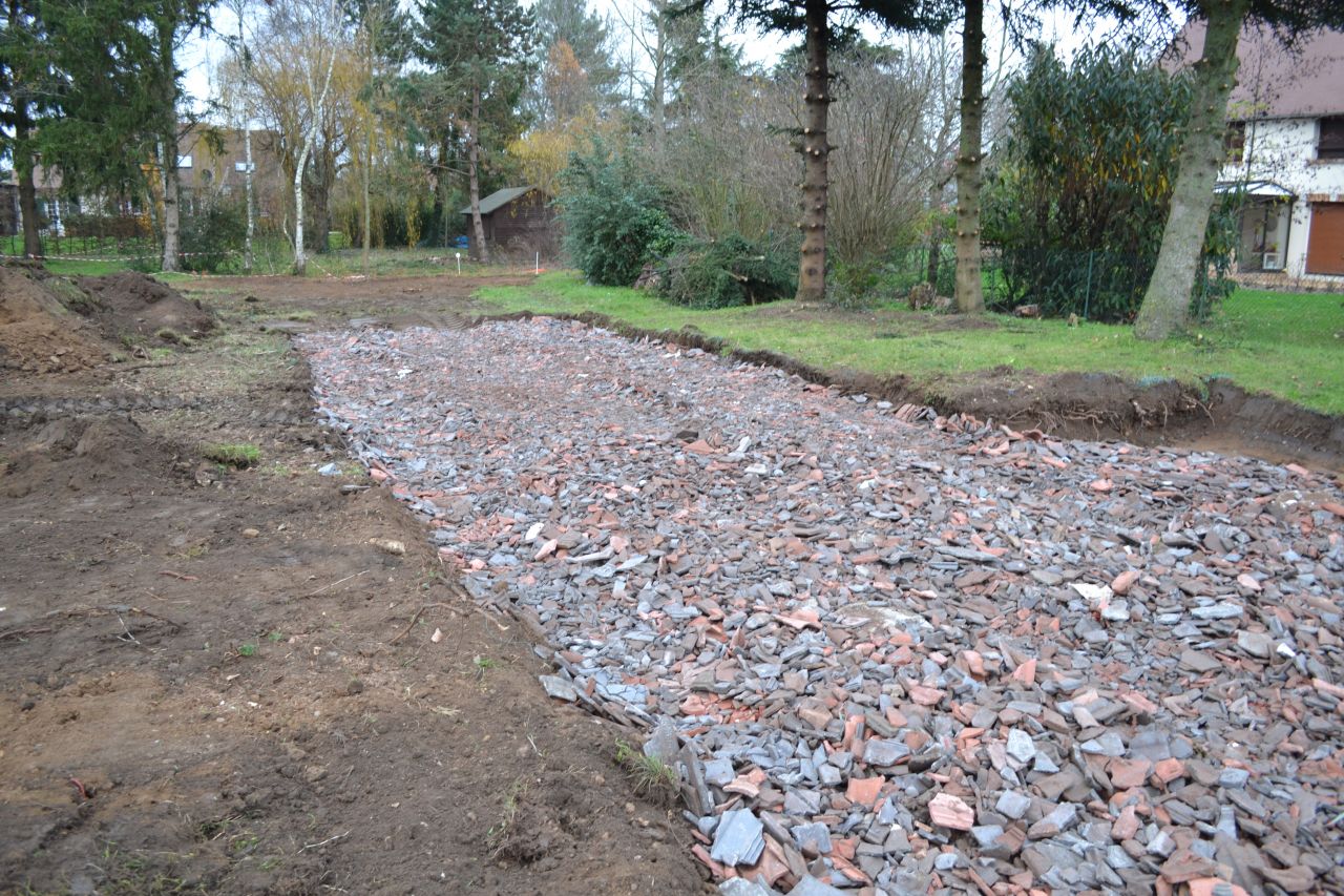 Notre terrain avant le dbut du chantier