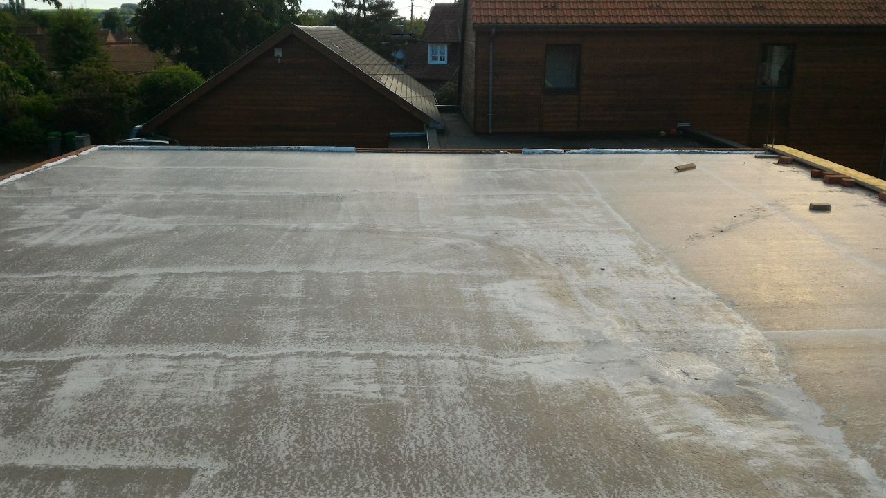 dalle béton de l'étage
