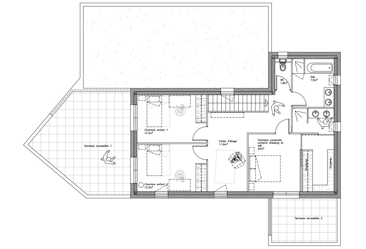 Plan de l'etage