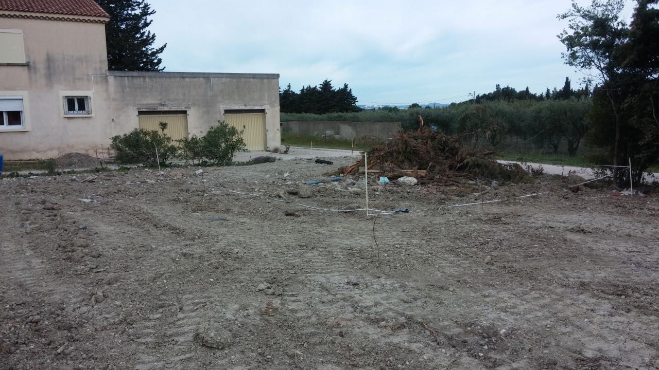 Emplacement de la future maison